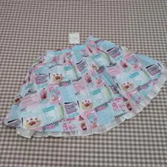 メゾピアノ　ダイナー柄　スカート