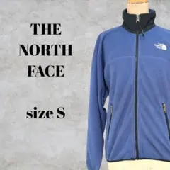 〇 THE NORTH FACE　フルジップ フリース　S　くすみブルー