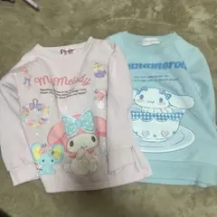 裏起毛トレーナー　2点セット