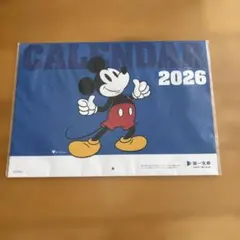 第一生命 カレンダー 2026 ディズニー ミッキー ミニー 非売品