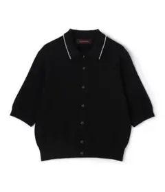 2026年最新】CaBaN コットンカシミヤ パールロゴポロカーディガンの
