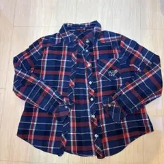 LOVETOXIC チェック柄　ネルシャツ　Lサイズ　レッドネイビー
