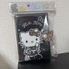クラックス サンリオ　ギャルキティ　シールバインダー シール帳　 ヒョウ柄 黒