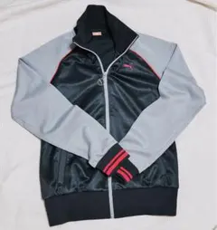 PUMA ジャージ グレー/ブラック/レッド
