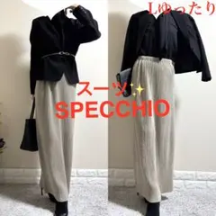 【美品】SPECCHIO スペッチオ　セット　スーツ 通年　40 大きめL