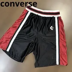 【日本製】コンバース　バスケ　パンツ　ブラック　M