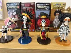 ワンピース　FILM RED & GOLD ブルック ワーコレ4種セット