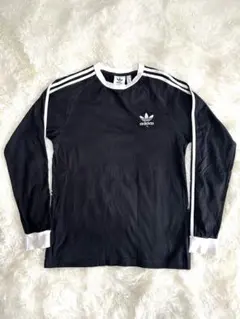 adidas originals 長袖Tシャツ トレフォイル ロゴ 黒 M