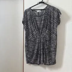 a.v.v standard チェック柄 半袖チュニック Sのサムネイル