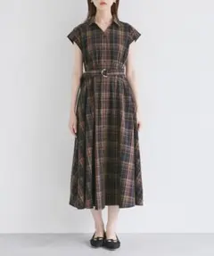 ROPE' PICNIC　ウエストタックチェックアソートワンピース