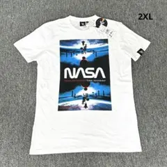 公式 NASA Tシャツ 半袖 ホワイト 2XL