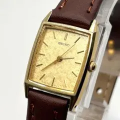 電池交換済 セイコー SEIKO クォーツ スクエア レディース 腕時計