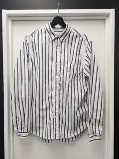 ナナミカnanamca Stripe Wind Shirt NAVY×WHITEのサムネイル