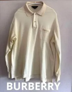 BURBERRY GOLF バーバリー　長袖ポロシャツ　Lサイズ