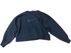 00s ナイキ Nike ブラック クロップドスウェット Mサイズ