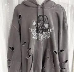 GALFY×KRYコラボアイテム ケモミミ染めボロパーカー２