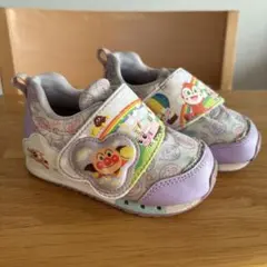 アンパンマン ベビーシューズ 紫　14.0EE 女の子　男の子　靴　ドキンちゃん