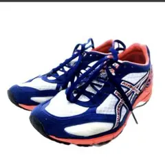 アシックス/asicsランニングシューズ 24.5cm 紺ネイビーピンクメッシュ