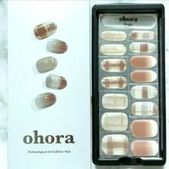 ★ohora★オホーラネイルシール15枚★N Browny Check②