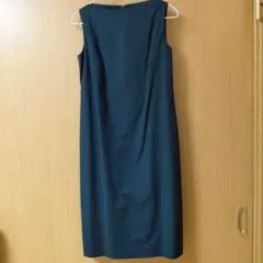 23区ノースリーブ ロングワンピース38サイズ 濃紺のサムネイル