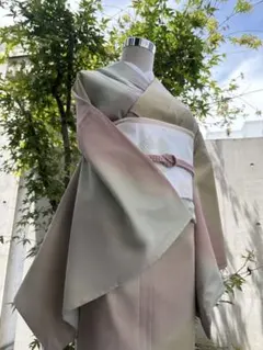 夏着物 絽色無地 一つ紋 わたぺんぎん様 - メルカリ