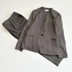 最終値下 【RIRANCHA】 セットアップ ノーカラージャケット&スラックス