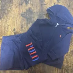 Ralph Lauren ネイビー トレーナー・ハーフパンツ 12M/18M