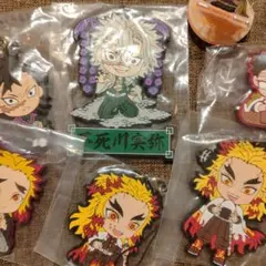 鬼滅の刃　7点セット　まとめ売り　ラバーマスコット　アクスタンプ