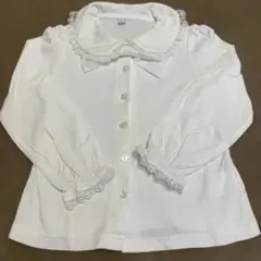 any FAM 長袖ブラウス 110 リボン　セレモニー　白