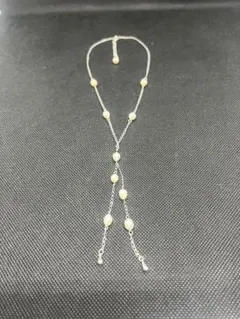 K18WG 留め具 ♡ 淡水 クレオ 小粒パールネックレス - メルカリ