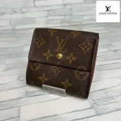 美品　55 LOUIS VUITTON 三つ折り財布　モノグラム　pm4