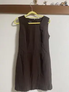KOOKAI ブラウン ノースリーブ ワンピース