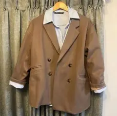 新品　オリーブデオリーブ　テーラードジャケット　ブラウン