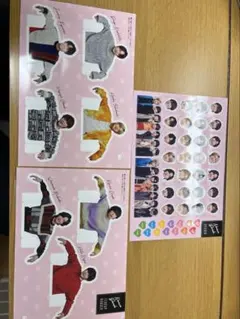 なにわ男子カレンダー2023-2024ステッカーセット3点