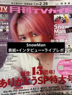 月刊TVガイド 3月号 SnowMan 佐久間大介 切り抜き