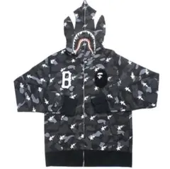 シャークパーカー　ア ベイシングエイプ×BLACK SCALE