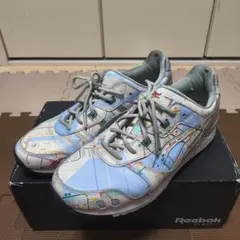 ASICS GEL-LYTE III 地図プリント スニーカー27サイズ