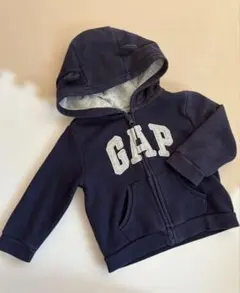 babyGAP ベビーギャップ　フードパーカー くま耳　長袖 ネイビー 90㎝