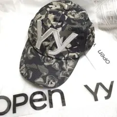 【正規品】OPEN Yy オープンワイワイ キャップ 帽子 迷彩 OPEN YY】YY CAMO BALL CAP KHAKI◇正規品◇韓国 (OPEN