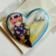 A3! Muku Sakisaka ハート缶バッジ - メルカリ