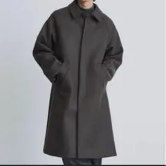 リアルタカイ　ステンカラーコート　ロングコート　大きめ　ブラック　黒　XL