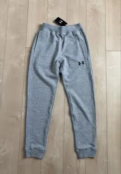 新品アンダーアーマースウェットパンツS 灰色　ジョガーパンツ　メンズレディース