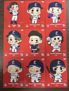 埼玉西武ライオンズ　BBM bouquet ペコちゃん　栗山巧　甲斐野央