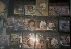 【激レアSecret入】ワンピース ホロ加工シール 17枚セット