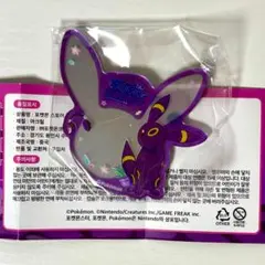 ポケモン pokemon 韓国限定 30周年記念 ミラー ステッカー ブラッキー