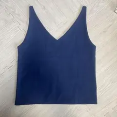 GRL タンクトップ キャミ ブルー 青