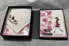 【新品未使用】　バーバリー　ハンカチ　女の子　桜