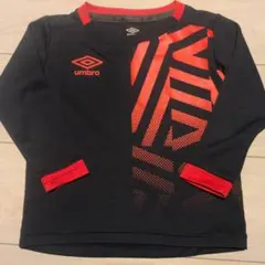 umbro 長袖ジャージ ネイビー/赤