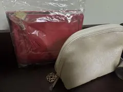 SHISEIDO レッドポーチ 10周年記念&デコルテポッチ