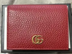 【使用頻度低め】 GUCCI カードケース ウォレット ・赤